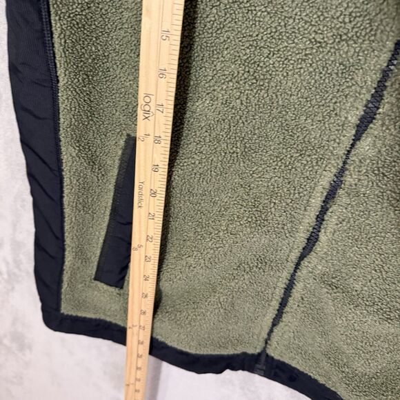 Under Armour Vest Men XL Green Mission Boucle Fleece Full Zip Loose Windbreaker - Picture 6 of 11